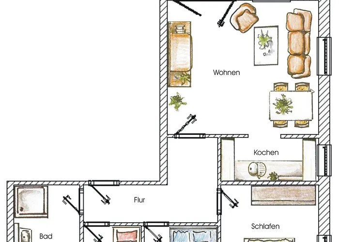Apartamento Brise Vineta Ahlbeck App 05 Heringsdorf (Usedom)